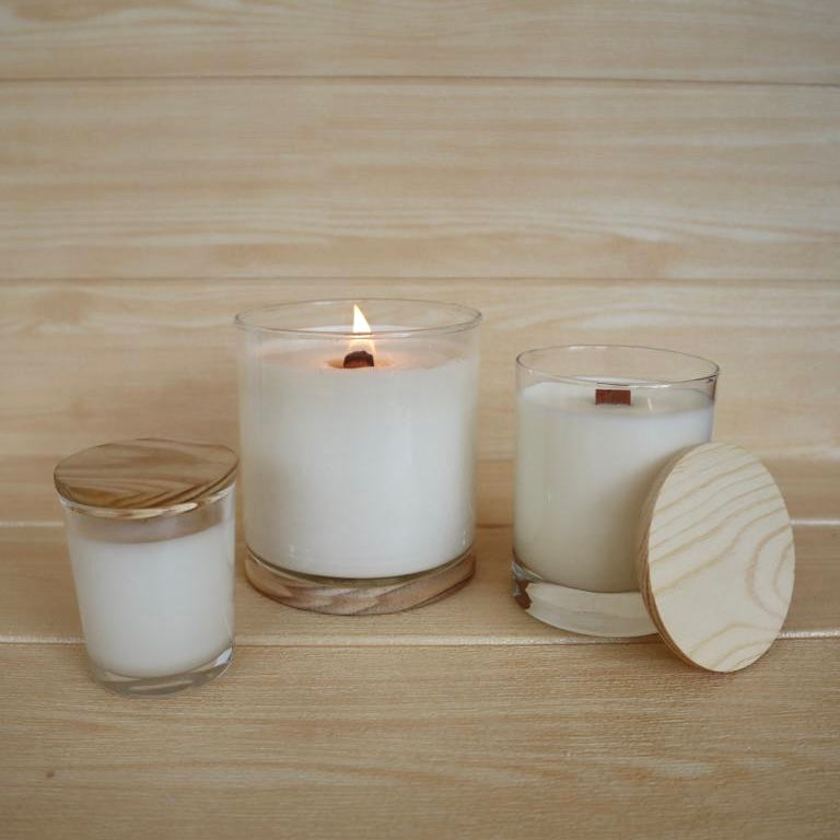 Velas anónimas mecha de madera