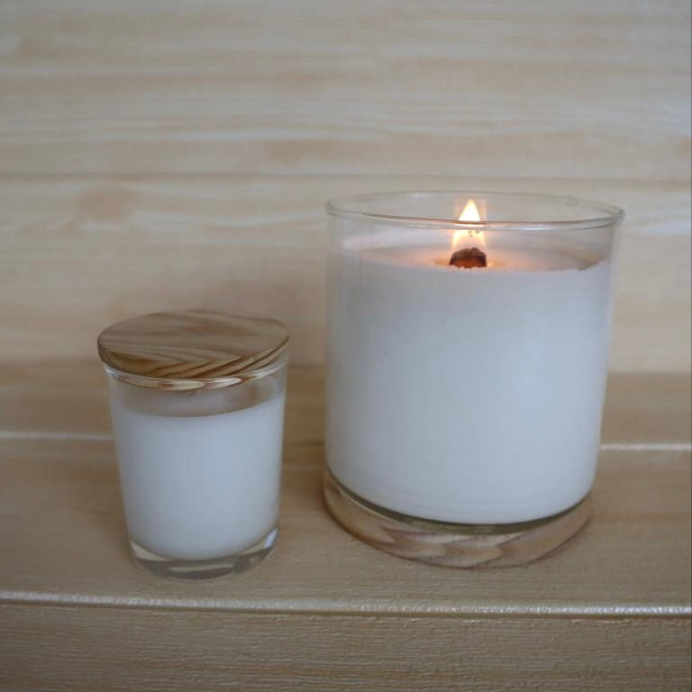Velas anónimas mecha de madera