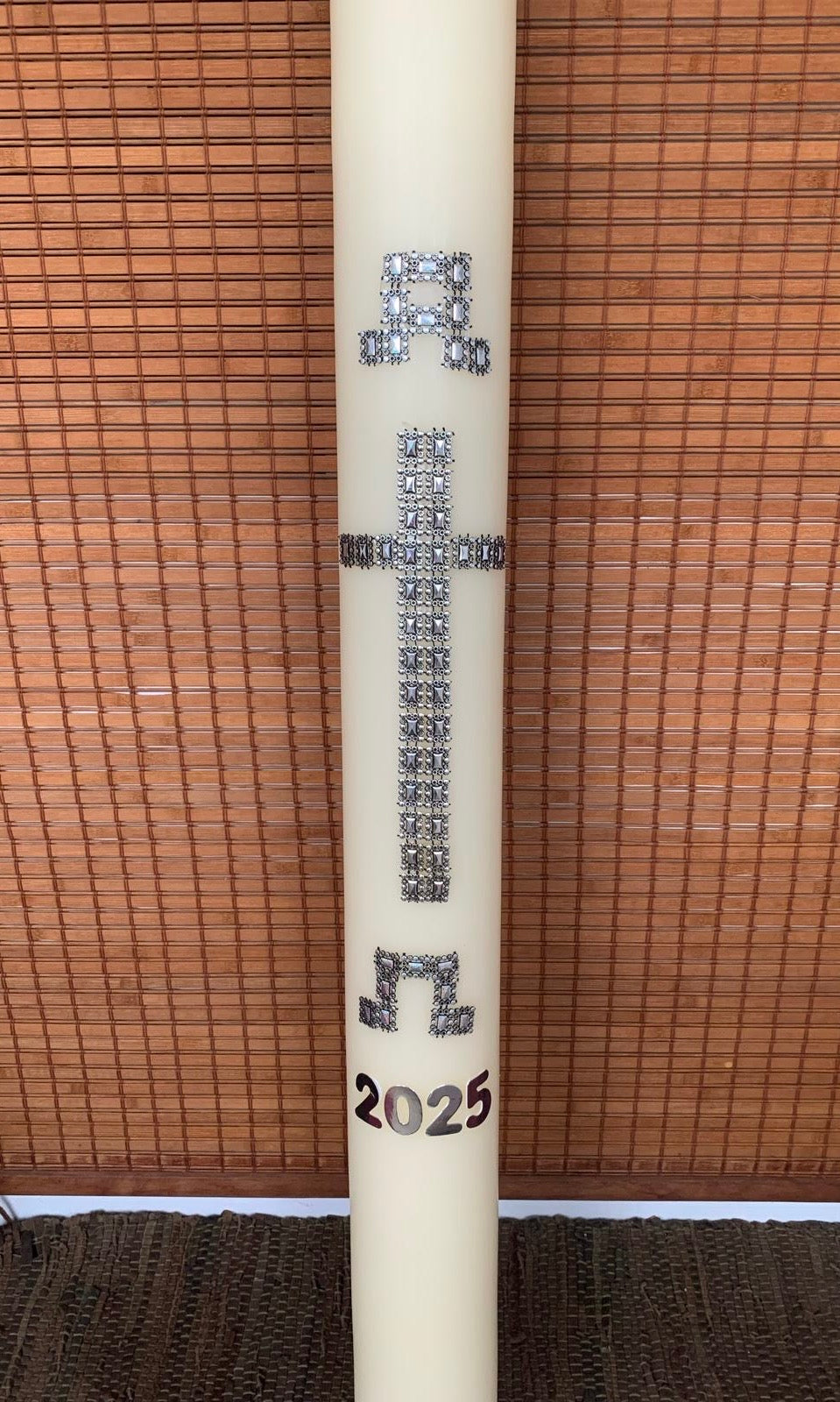 Cirio pascual decorado