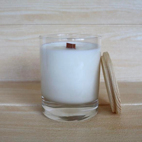 Velas anónimas mecha de madera