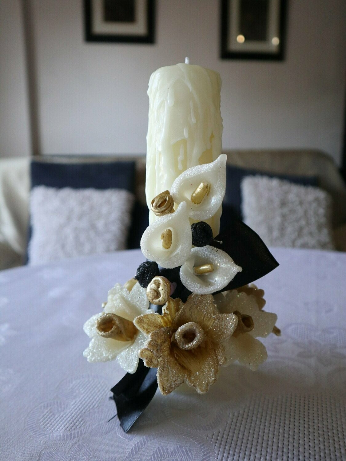 Centro de mesa Black&Gold mini