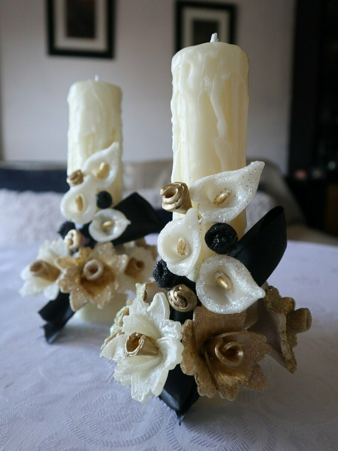 Centro de mesa Black&Gold mini
