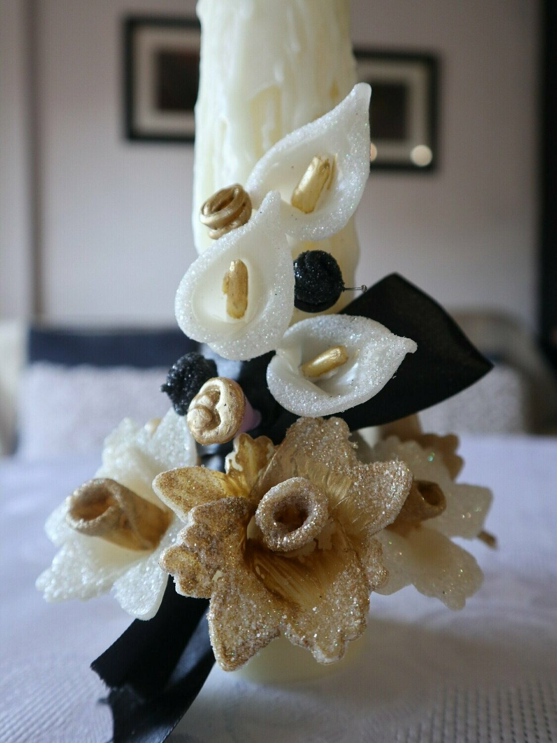 Centro de mesa Black&Gold mini