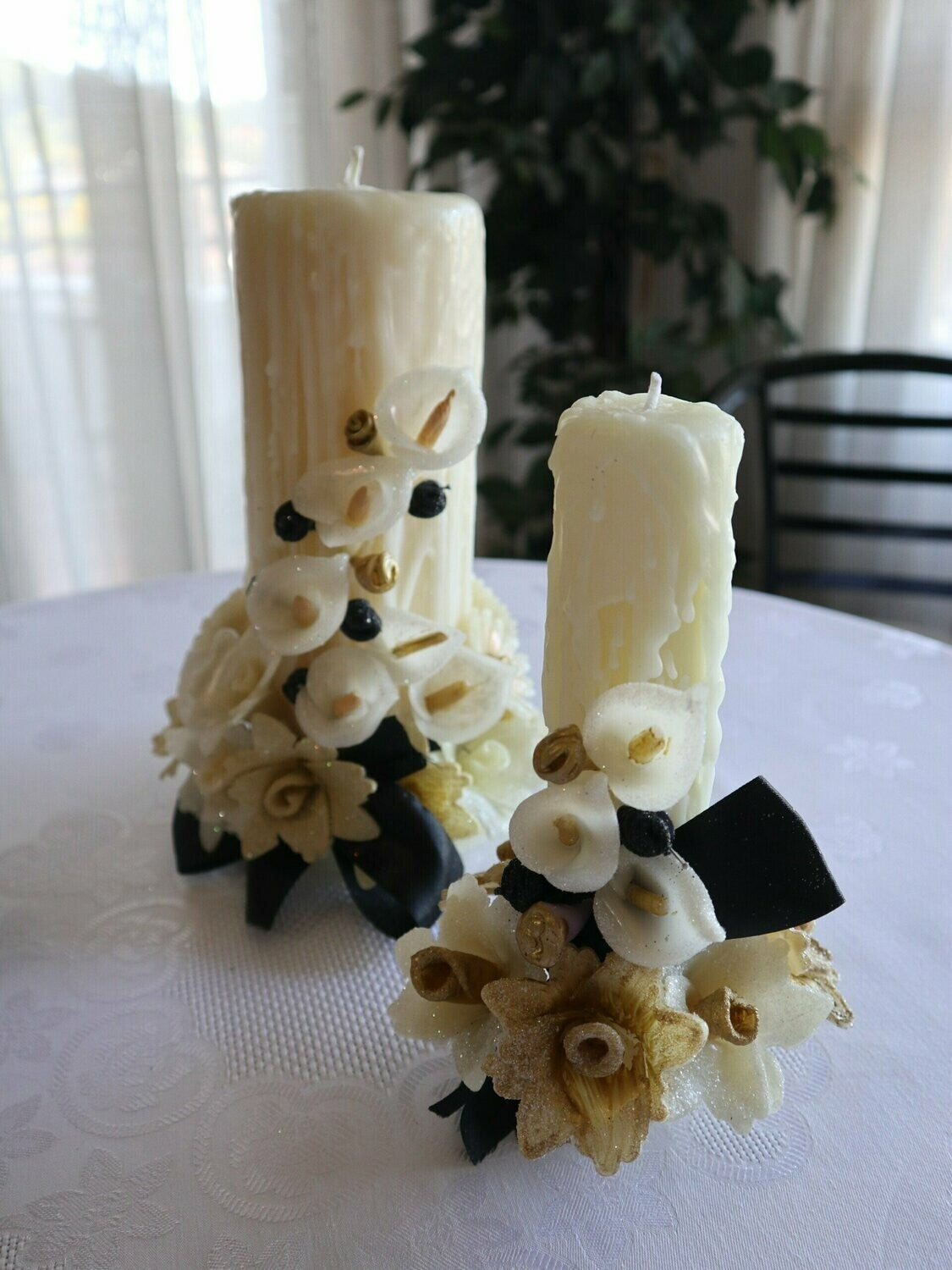 Centro de mesa Black&Gold mini