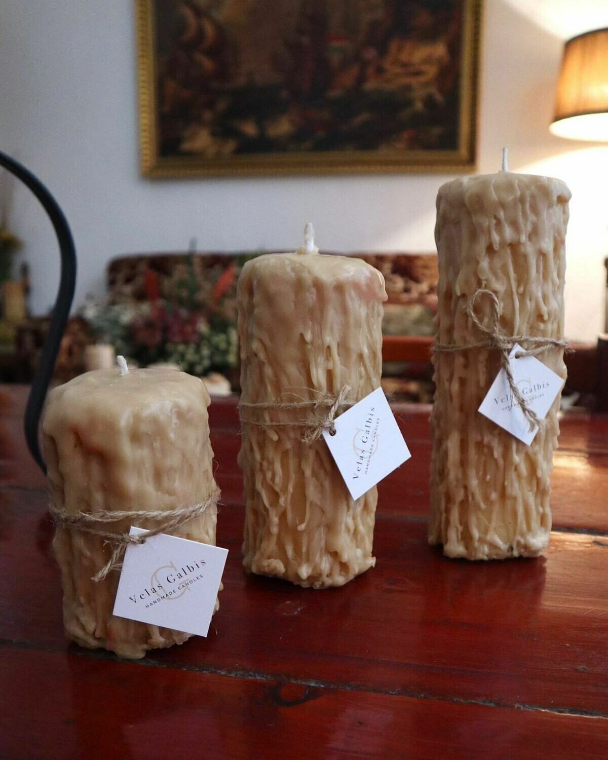 Vela goteada
