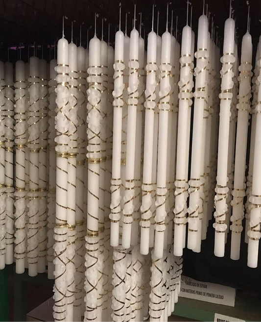 Velas rizadas